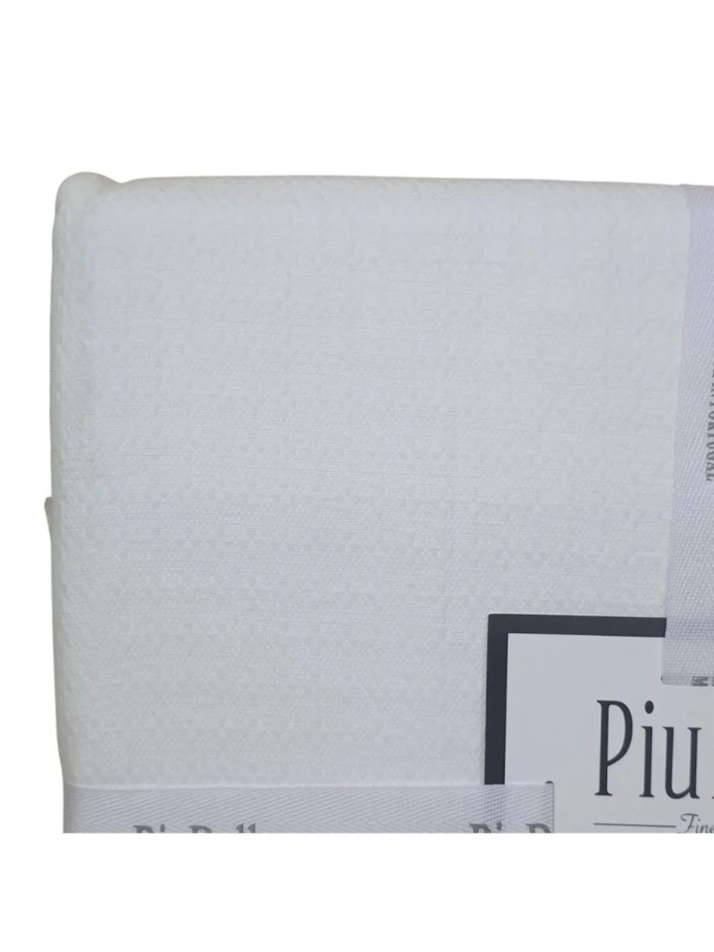 PiuBelle Queen Coverlet 100% Cotton Ruffled Edge 88x94 Made In Portugal White